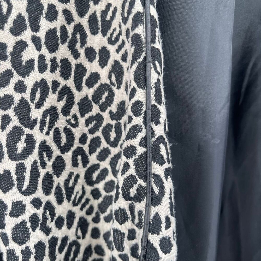 Notations Leopard Print Drape Front Open Blazer J… - image 5
